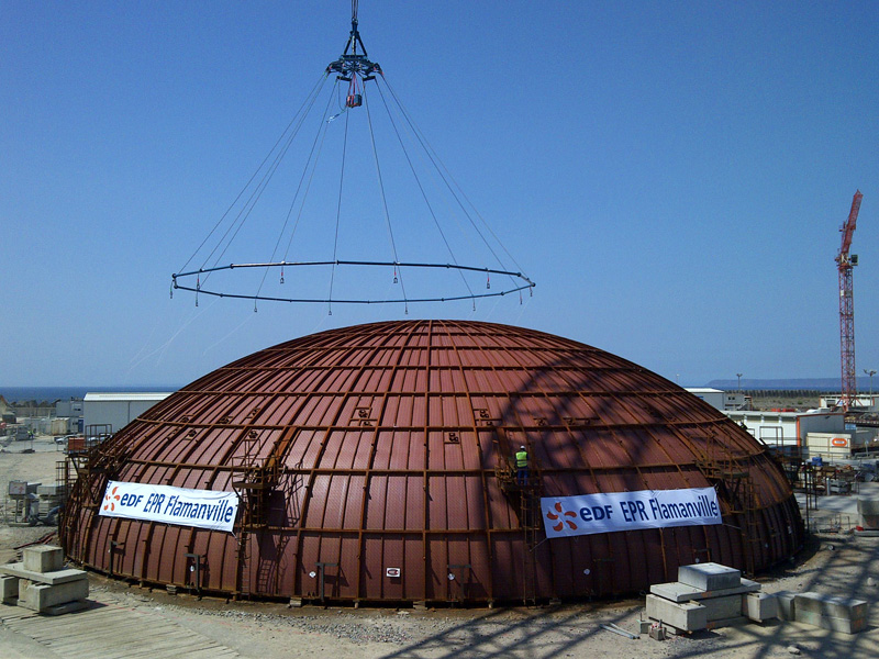 Spreader Dome, Flamanville (FR) – Sarens i.s.m. Emotec